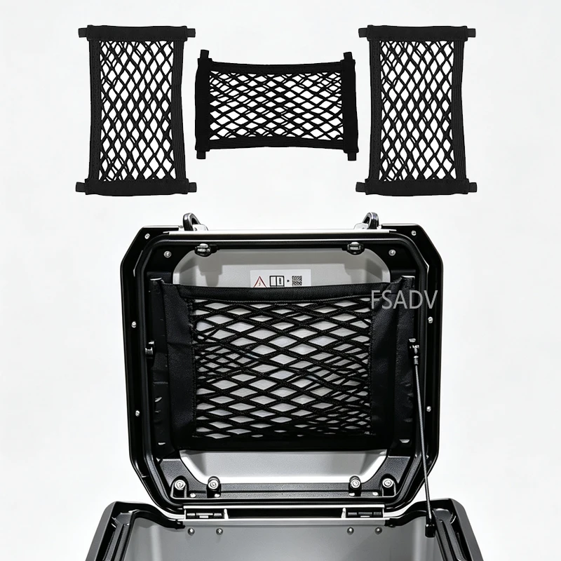 For R1300GS ADV R1300GSA R1300GS Adventure Motorcycle Suitcase Networks Luggage Bag R1300 GSA Storage Cargo Mesh Net Accessories