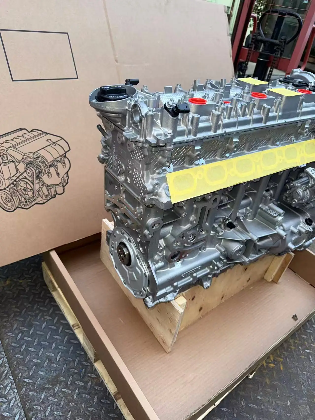 For OEM Standard Engine Long Block Bare Engine  M256 3.0L Straight-6 Engine for Mercedes-Benz ISO 9001 Certified Factory