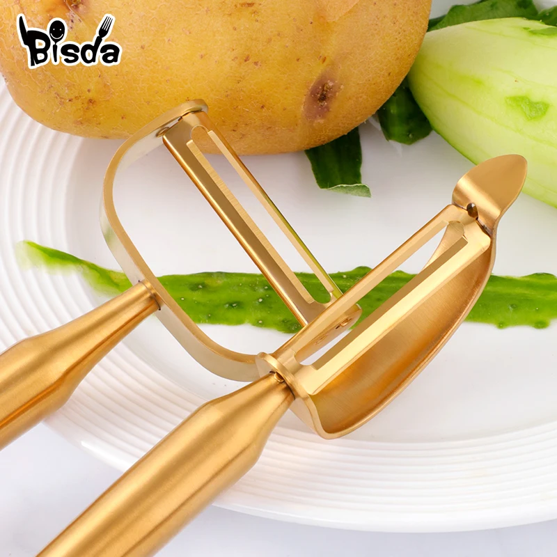 Fruit Peeler,Stainless Steel Vegetable Peeler,Straight & U Shape Peeler,Potato Fruit Apple Skin Slicer Sharp Blade Kitchen Tool