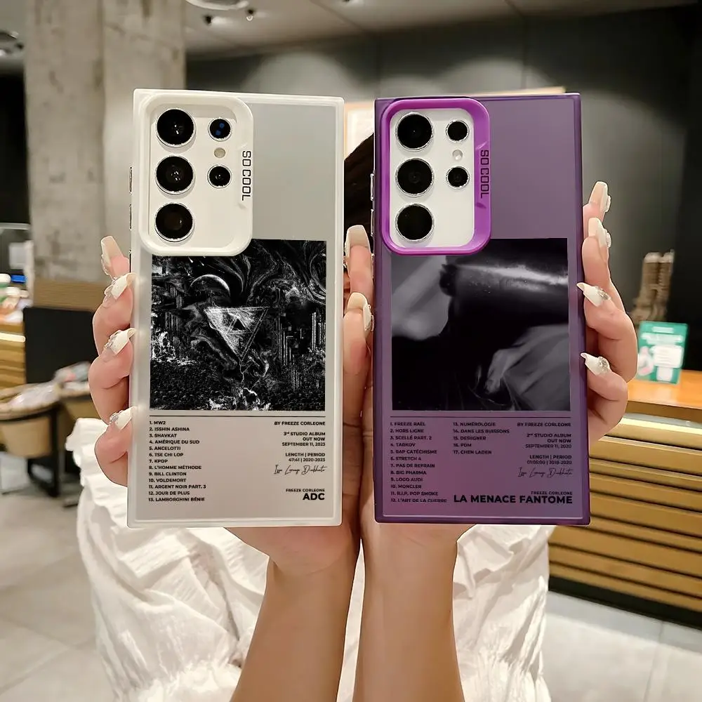 L-LMF Freeze C-Corleone Phone Case For Samsung Galaxy S25 S24 S23 S22 S21 Ultra Plus Laser Hard Colorful Matte Shockproof