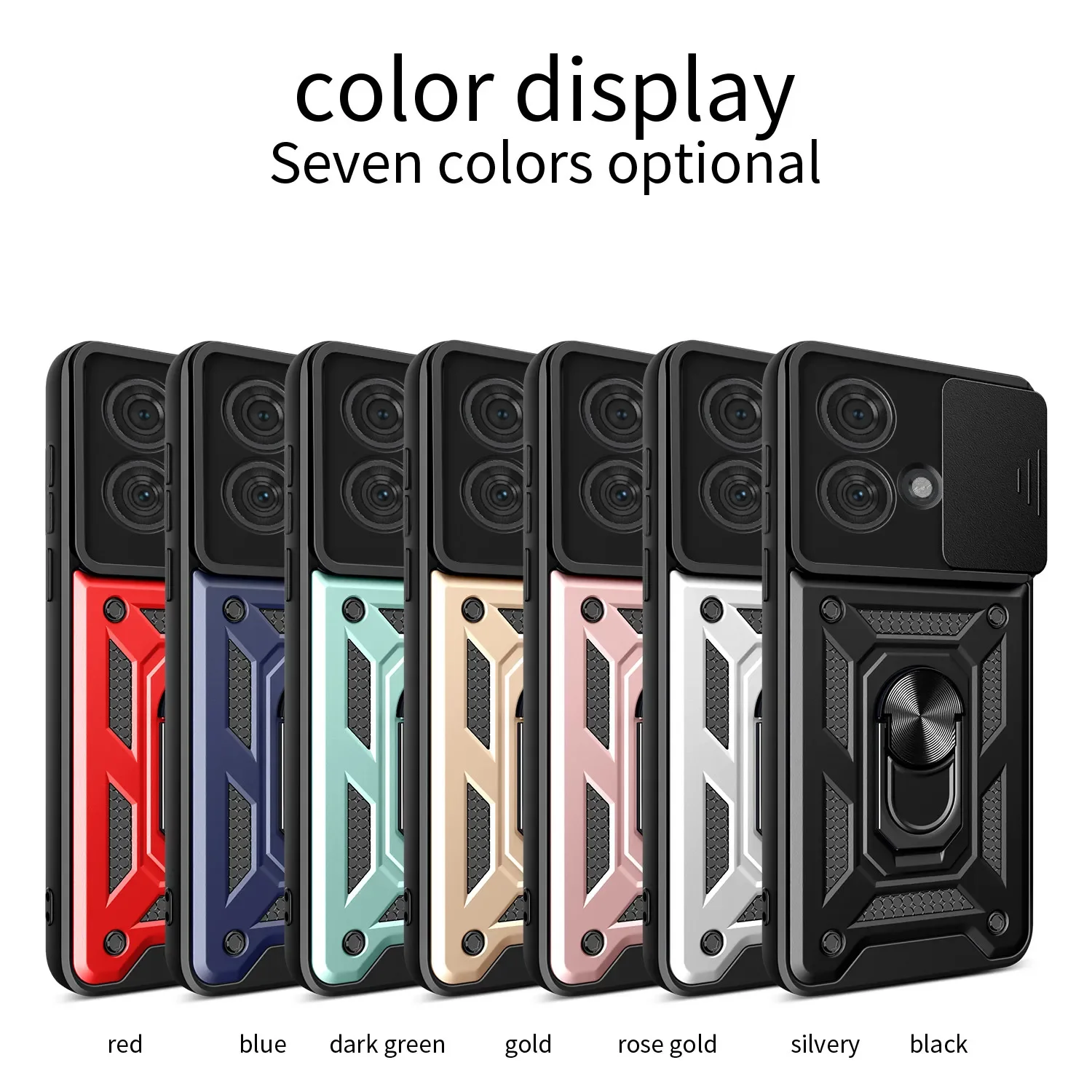 Armor Case For Motorola Moto Edge 40 Neo 30 Pro Fusion Ultra Plus 2023 Cover Lens Protection Ring Magnetic Holder Coque