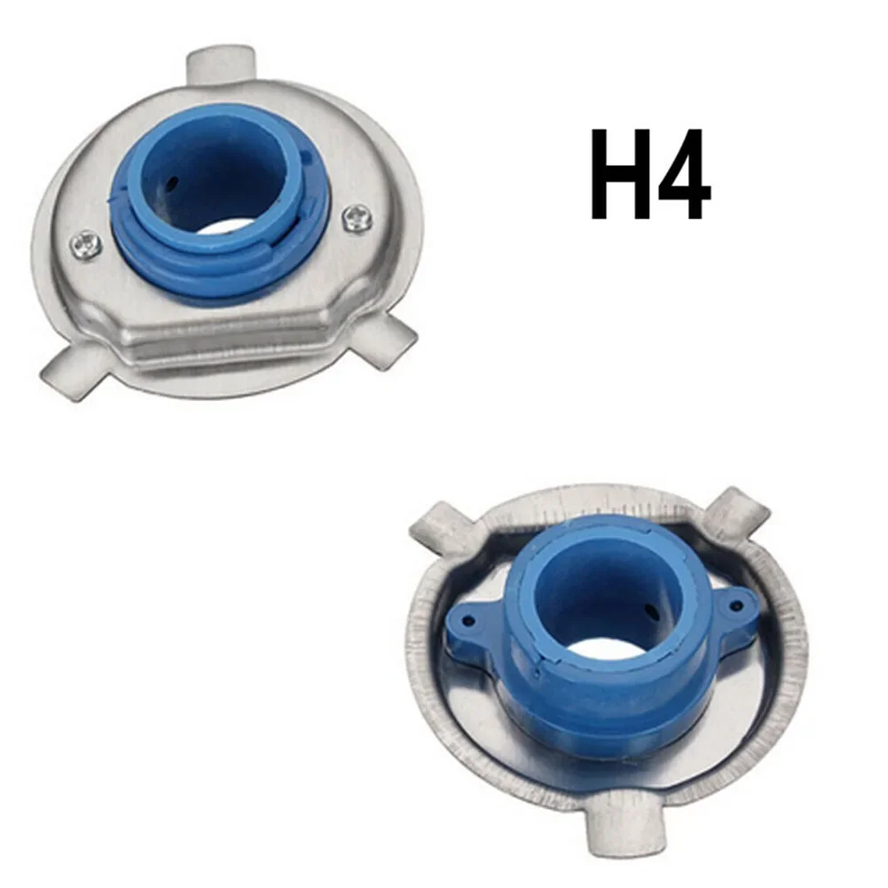 High Quality Practical Brand New Headlight Adapter Accessories Parts 2Pcs ABS Replacement Sockets Retainer Holder H1/H4