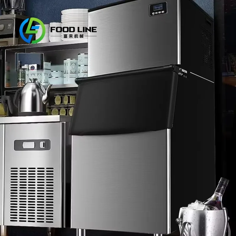 

Customized High Quality 500kg Ice Cube Vending Machine Compressor-Cooled Water Cooling for Food Shop Commercial Use