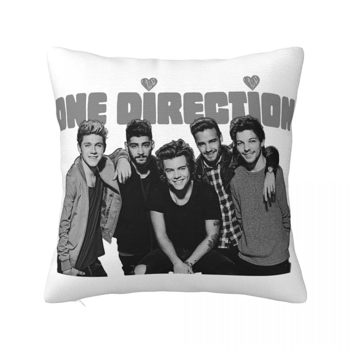 One Directions Together 1D Pillowcase Double-sided Printing Polyester Cushion Cover Gift Pillow Case Cover Home Square 45*45cm