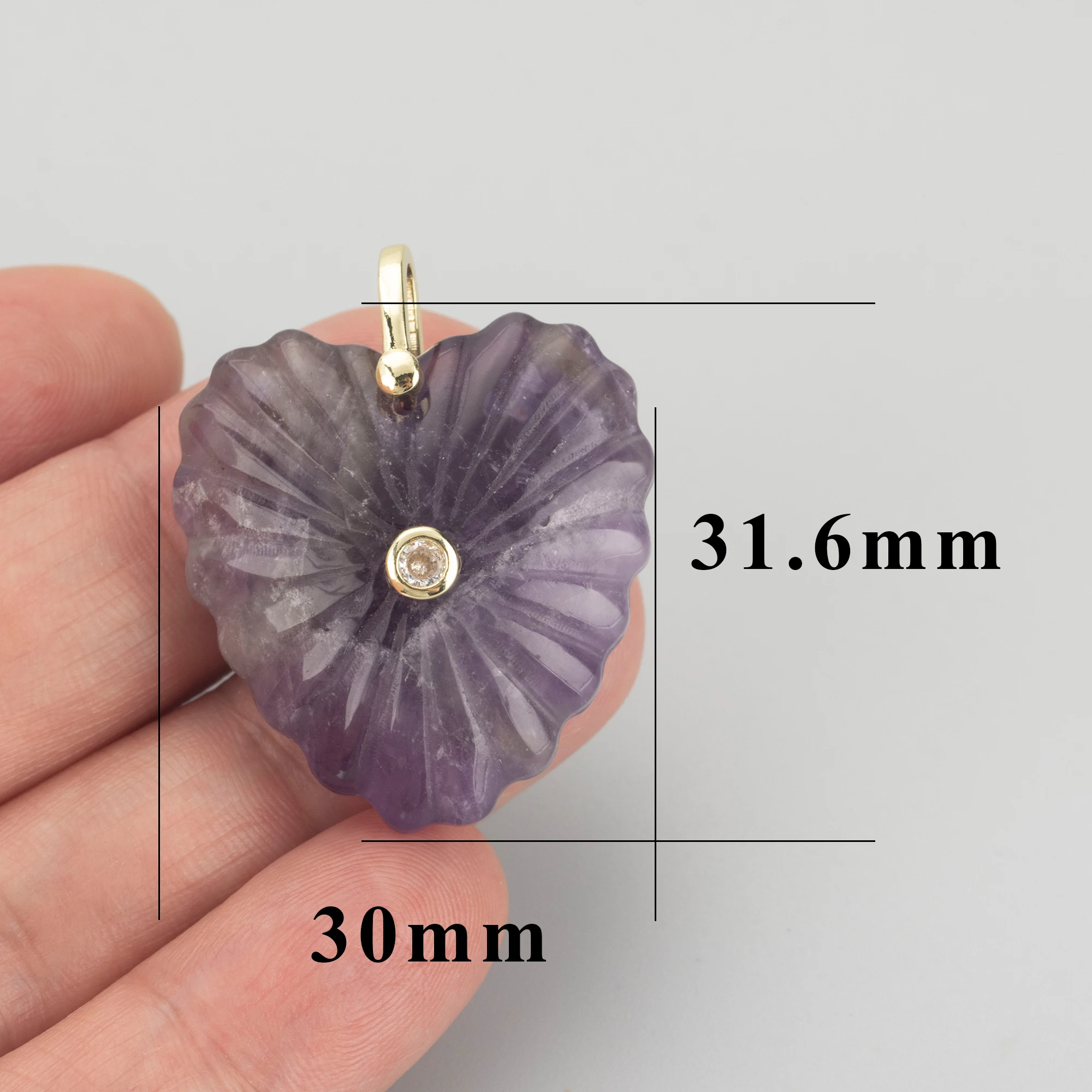 GUFEATHER,one piece/lot,MI31,jewelry accessories,18k gold plated,copper,natural stone,charms,jewelry making,diy pendants - view 2