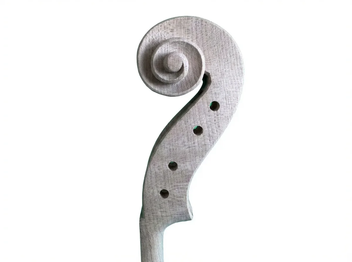 MiaoSenGuang BCP Violin Solid Maple Handmade Old Aged Wood Luthier Project Unfinished Instrument