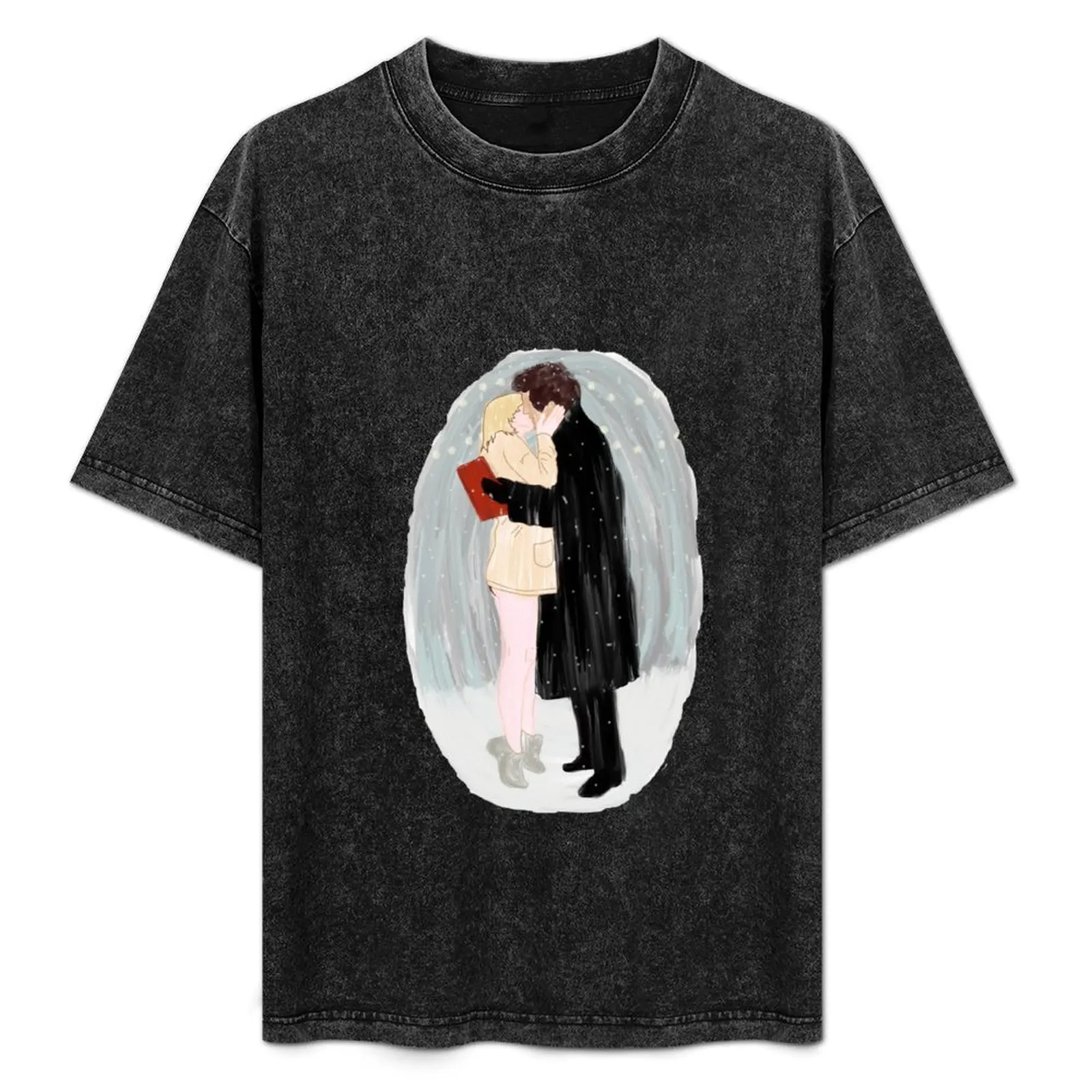 Bridget Jones Christmas Kiss T-Shirt quick drying Aesthetic clothing mens plain t shirts