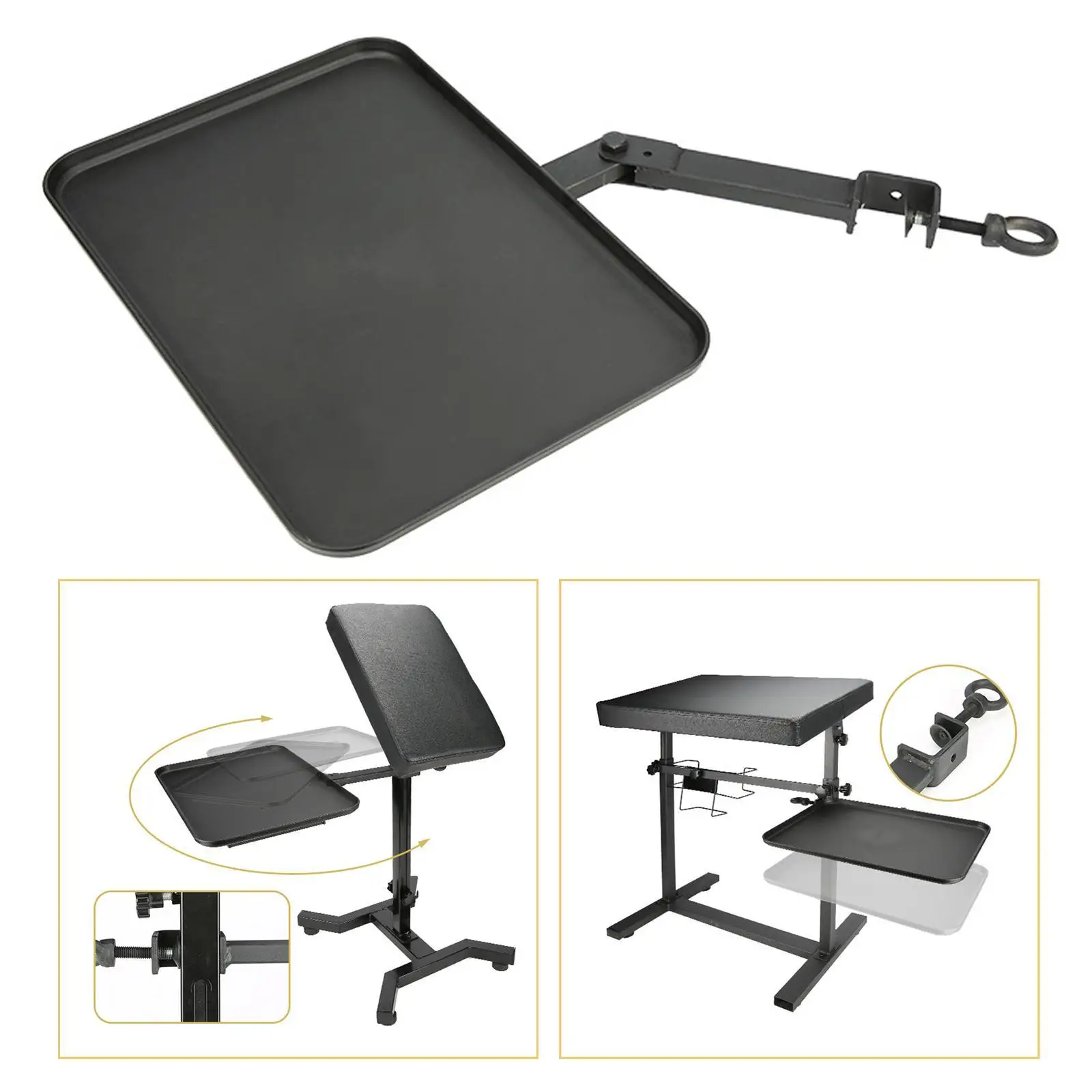 

Tattooing Tray,Salon Tray Attachment,Beauty Salon Equipment,Barber Tray,Barber Styling Chair Tray for Hair Care,Various Combs