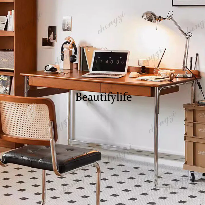 

Wooden Modern Office Desk Minimalist Aesthetic Design Crafts Organizers Office Desk Luxury Study Tavolo Commercial Furniture