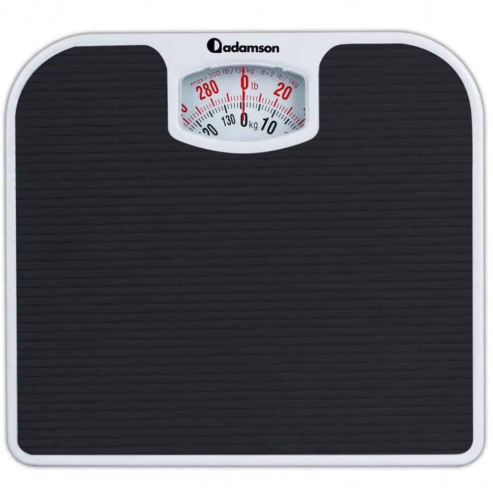 

Analog Scales For Body Weight Up To 300 LB New 2024 AntiSkid Rubber Surface Large Numbers Analog Bathroom Scale Affordable