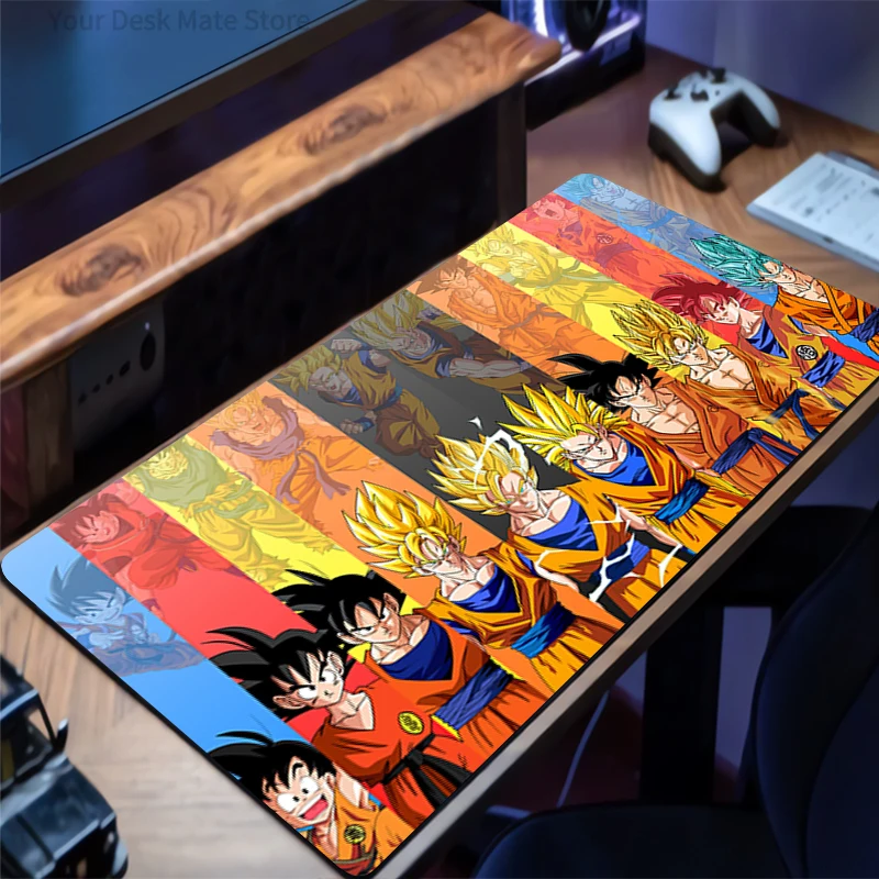 

Mouse Pad PC Anime Rubber Mousepad Laptop Gamer Cabinet Keyboard Pad Office Computer Gaming Dragon Ball Desk Non Slip Mouse Mat