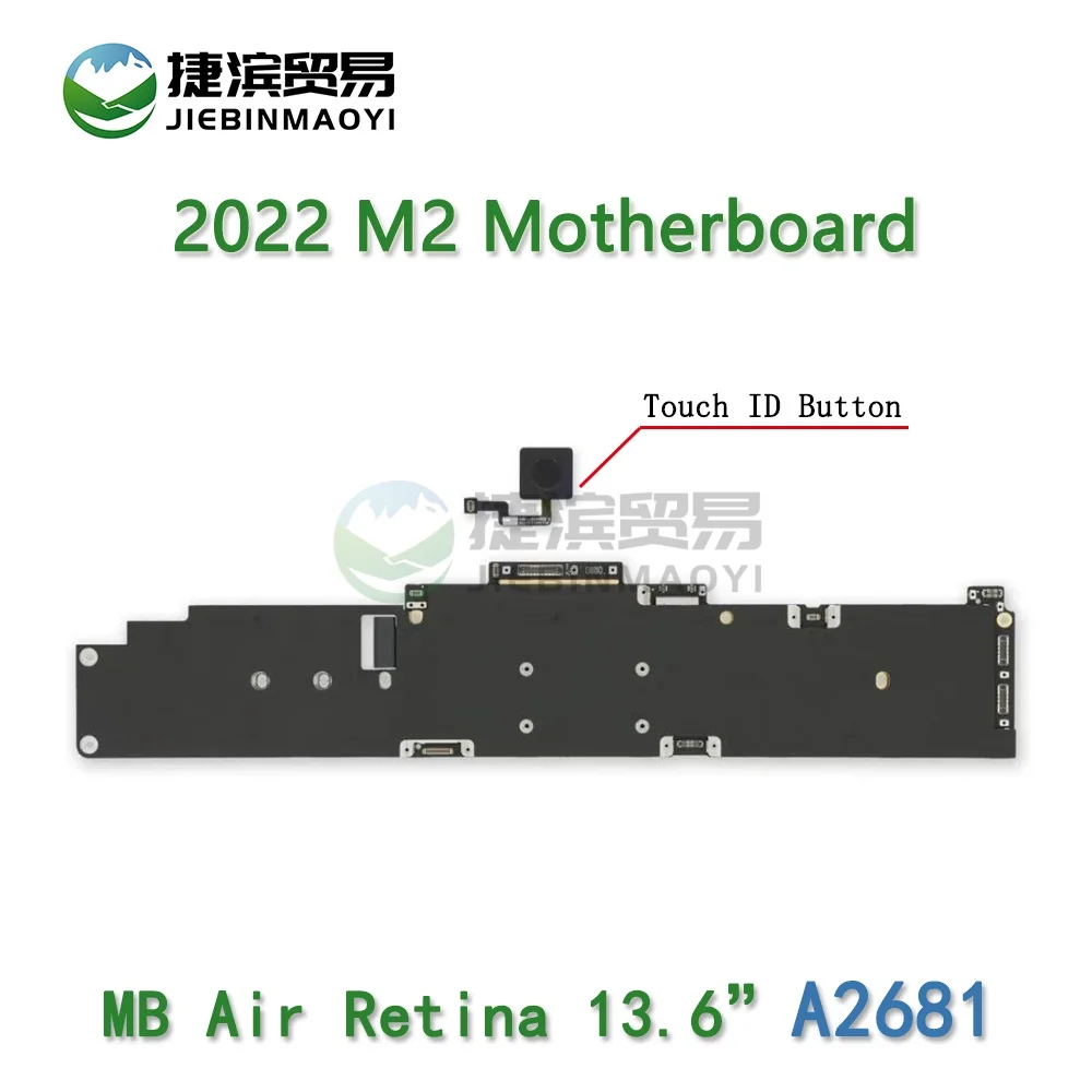 

Laptop A2681 Motherboard 8GB 256G 500G 1TB for Macbook Air Retina 13.6" M2 A2681 Logic Board With Touch ID 820-02536-A 2022 Year