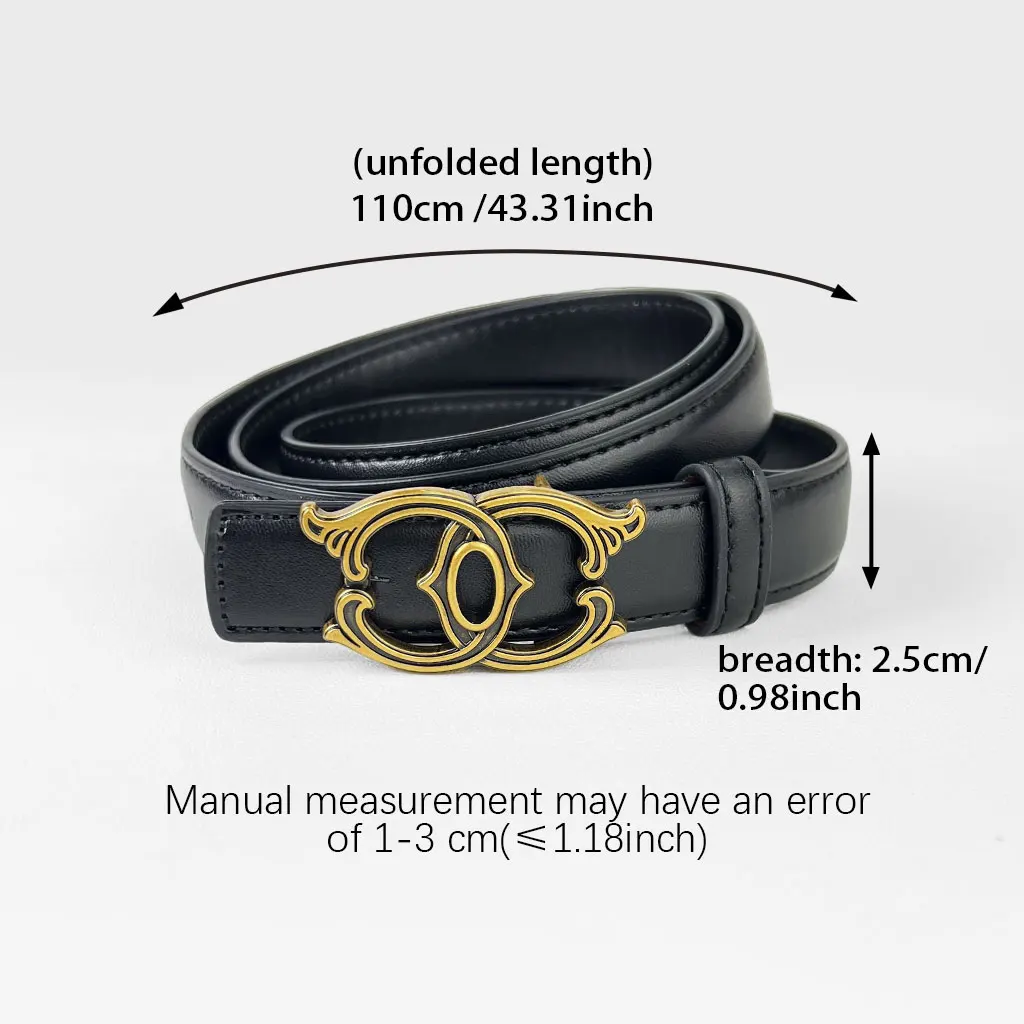 Distressed Metal Letter Buckle High Waist Belt Vintage Style Patchwork Design Slimming Daily Wear Accessory