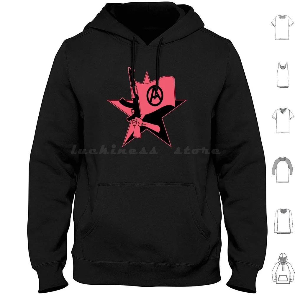 The Queer Insurrection And Liberation Army Hoodie Cotton Long Sleeve Tqila Anarchist Anarchism Anarcho Communism