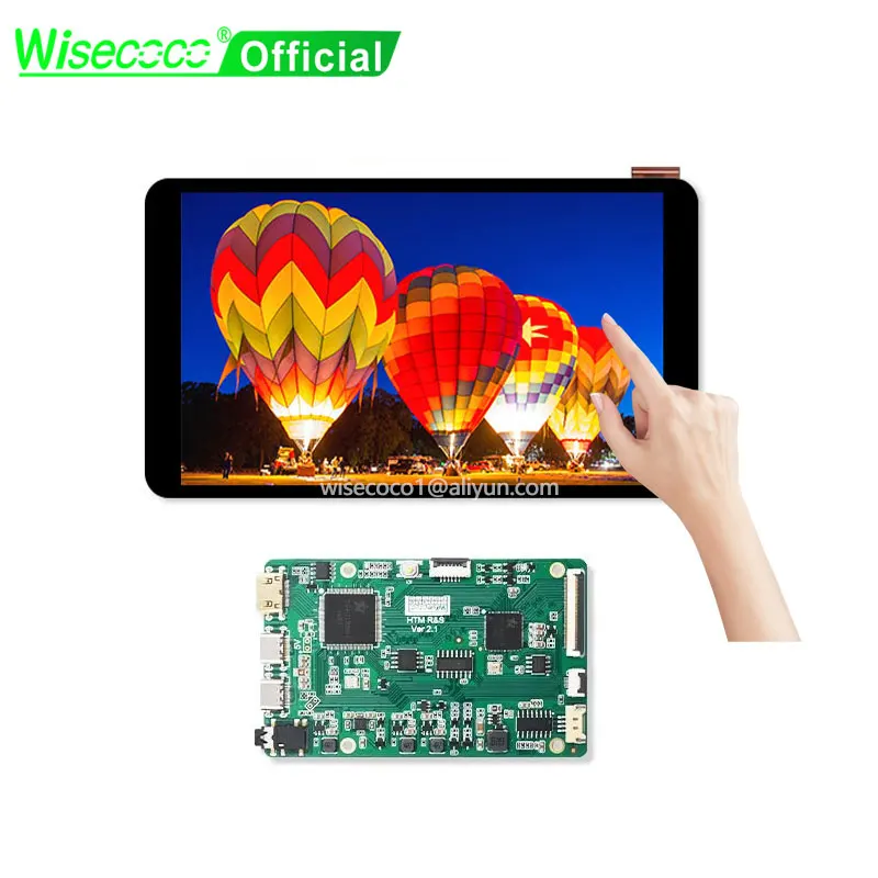 

Wisecoco 5.5 Inch 1920x1080 Ips Lcd Capacitive Touch Screen For Raspberry Pi 5 4b PS4/3 Xbox PC Landscape Mode MIPI FHD 60HZ