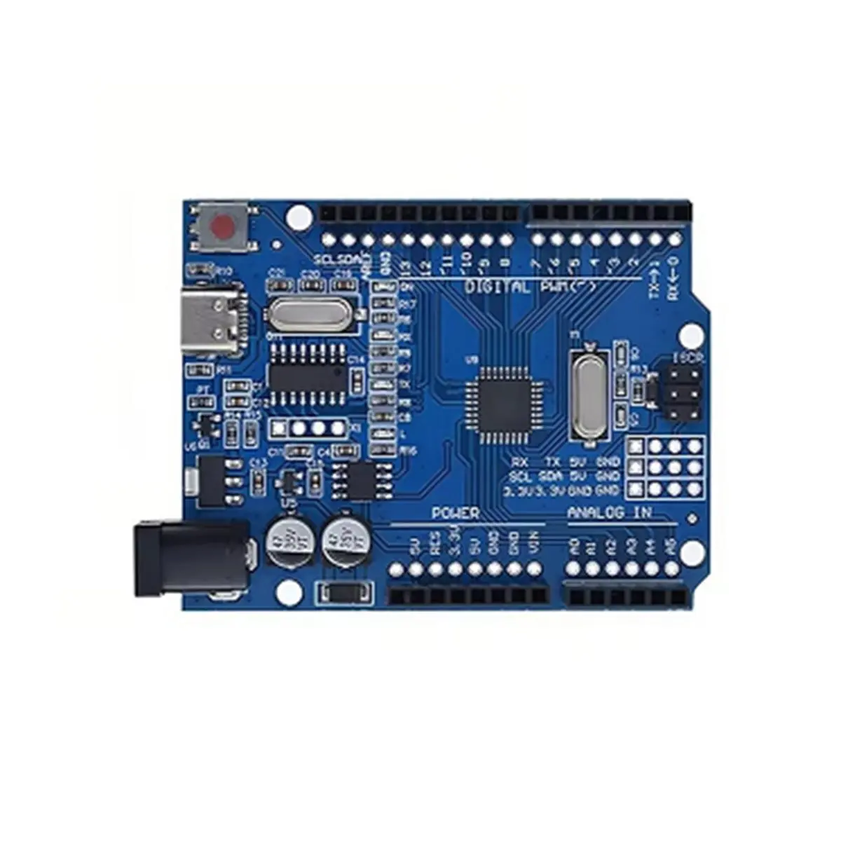 

(A32M) 5 шт. для UNO R3 MEGA328P, чип для Arduino UNO R3/кабель TYPE-C, плата разработки ATMEGA328P-AU 16 МГц MICRO R3