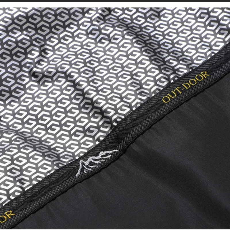 الرجال انفصال هود مبطن بالقطن سترة منتفخة مقاومة للماء يندبروف الدافئة معزول مبطن الشتاء في الهواء الطلق معطف غير رسمي #4