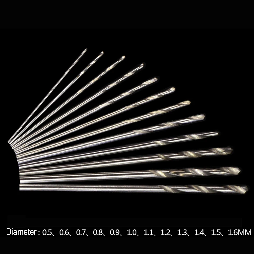 

50 Pcs High Speed Steel Drill Bit Aluminum Bits Metal Set Wood Precision Long Lasting