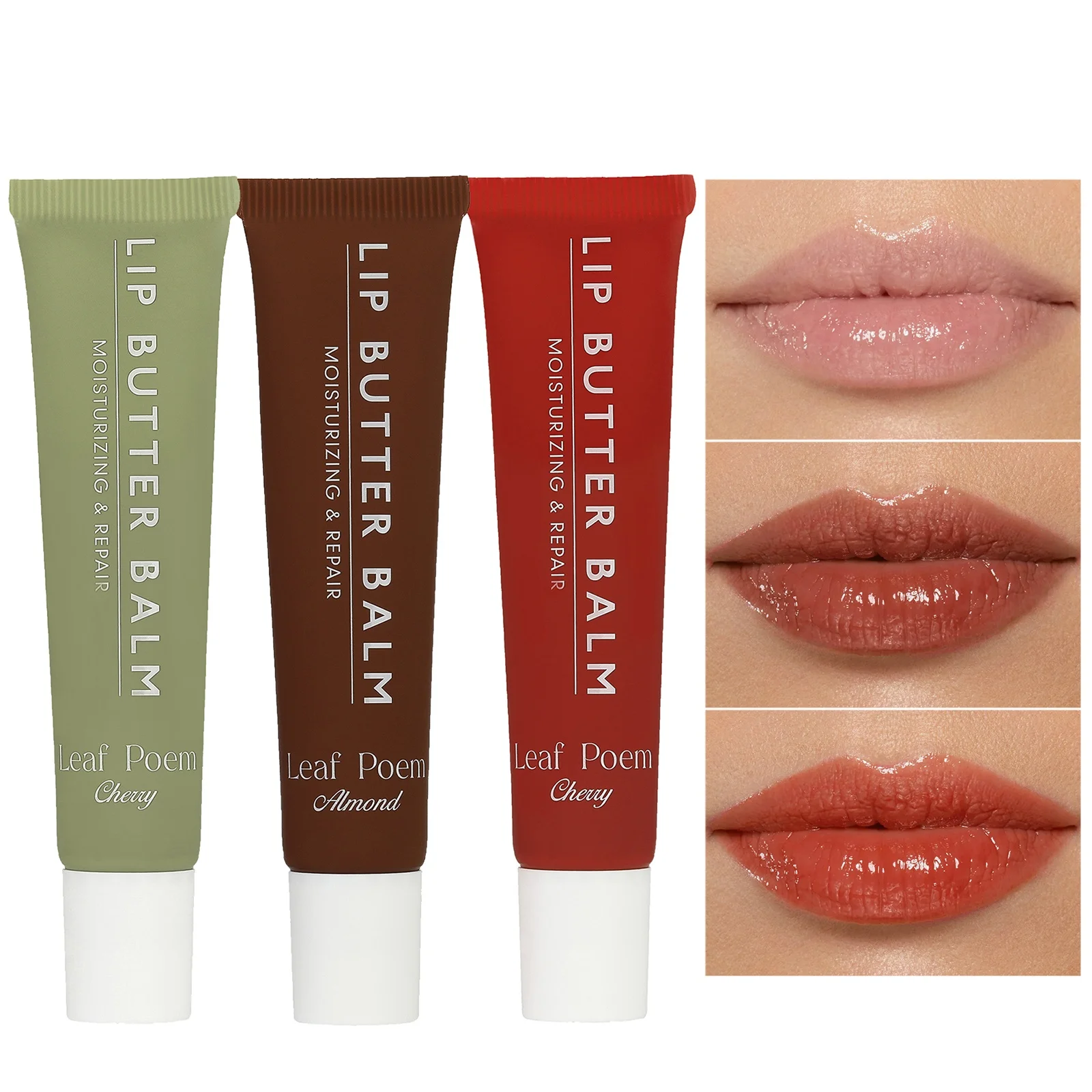 Butter Lip Balm Moisturizing Hydrating Lip Gloss Glossy Shiny Lip Plumper Non Sticky Long Lasting Smooth Lip Care Women Gift