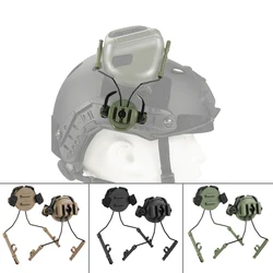 Tactical Headset Support Helmet Rail Suspension Adapter Fast Rail Mounts 360 Rotation Airsoft Paintball Headset Holder Bracket