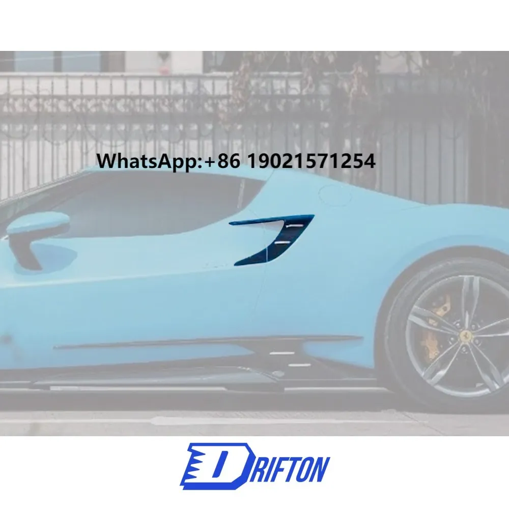 

Car Side Vents Trim for Ferrari 296 Dry Carbon Fiber Racing Body Kit