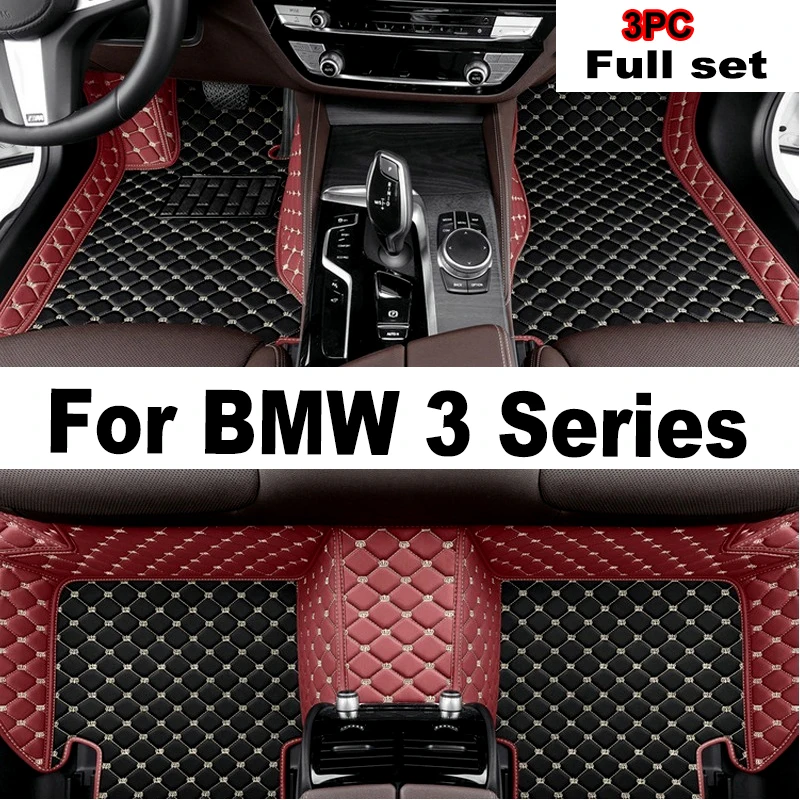 

Car Floor Mats For BMW 3 Series E46 1998~2004 Durable Luxury Leather Mat Rugs Pad Carpets Interior Parts Car Accessories 1999