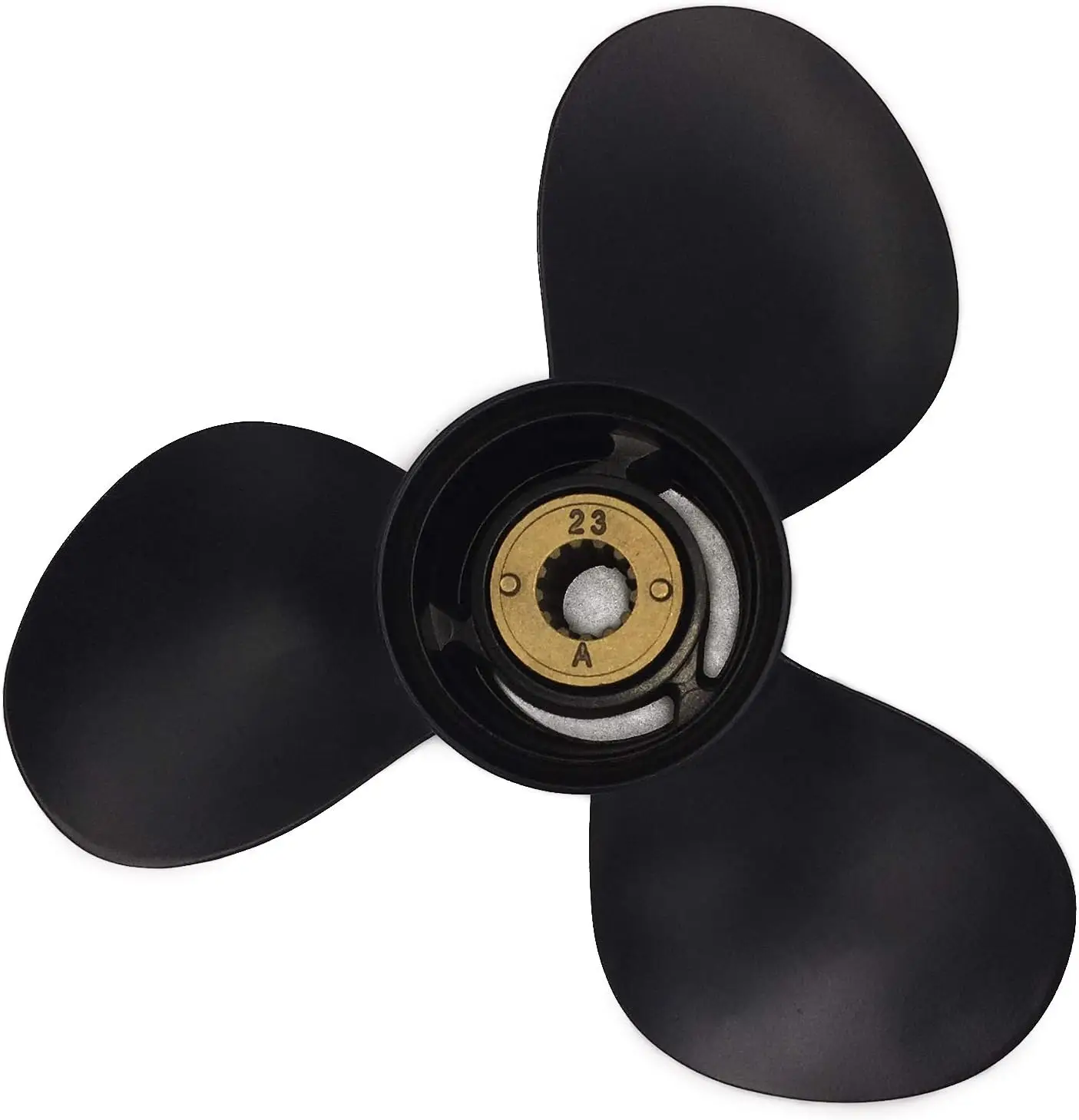 11 3/8x12 Aluminum Outboard Boat Propeller for Mercury Engine 25/30/35/40/45/50/60/70 HP 48-855856A5