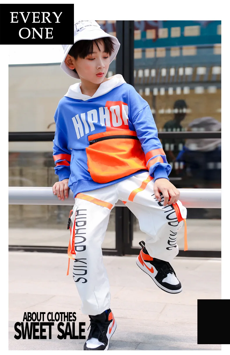 Sportlicher Anzug Hip Hop cooler Frühling und Herbst Cheerleading Sport Performance Anzug Street Dance