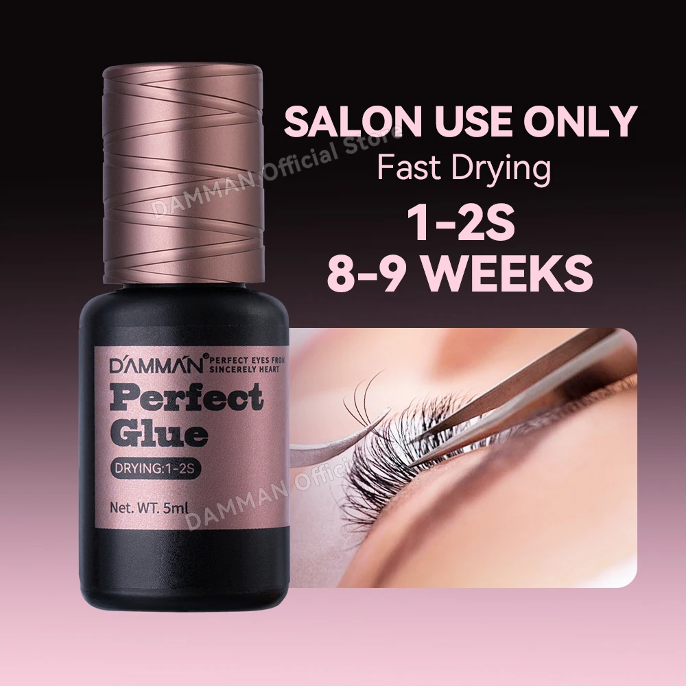 

5 мл сверхпрочный клей для ресниц, быстросохнущий черный клей для наращивания ресниц, профессиональный клей для ресниц, время удержания 8-10 недель