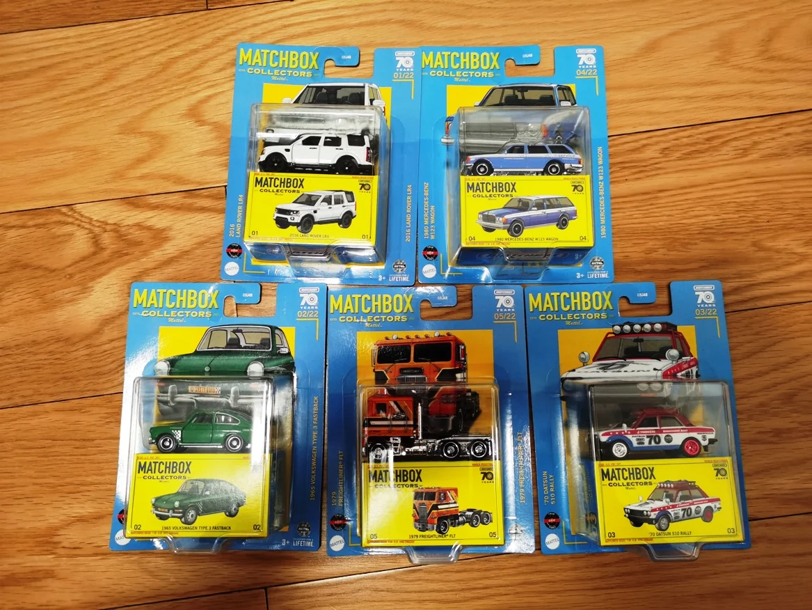 2023 Matchbox 1/64 Benz Datsun VW  Land Rover Die-cast Collection Model Toy Vehicles GBJ48