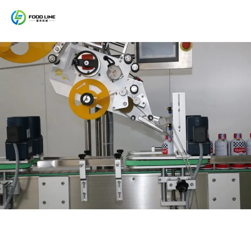 Customized Automatic L Type Tax Label Applicator For All Kinds PET Water Bottle Tax Label Attachment