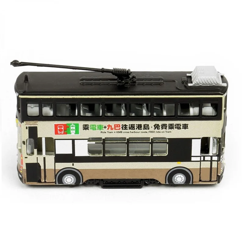 Kleine 1:120 Tram Kow-Loon Motor Bus Livery No.97 Legering Simulatie Model Auto