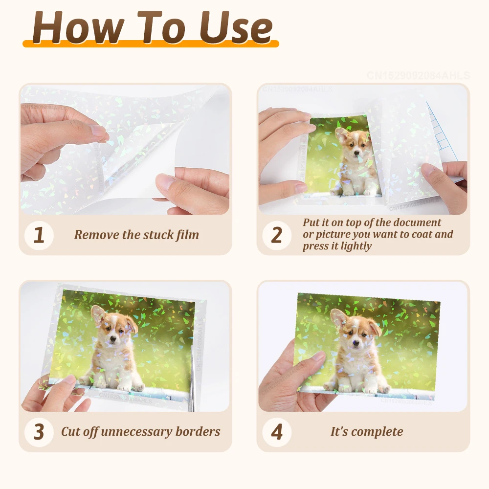 10 ورقة A4 شفافة ثلاثية الأبعاد تراكب التصفيح فيلم A4 ذاتية اللصق مغلفة مقاوم للماء ملصق فينيل ورقة A4 ورقة