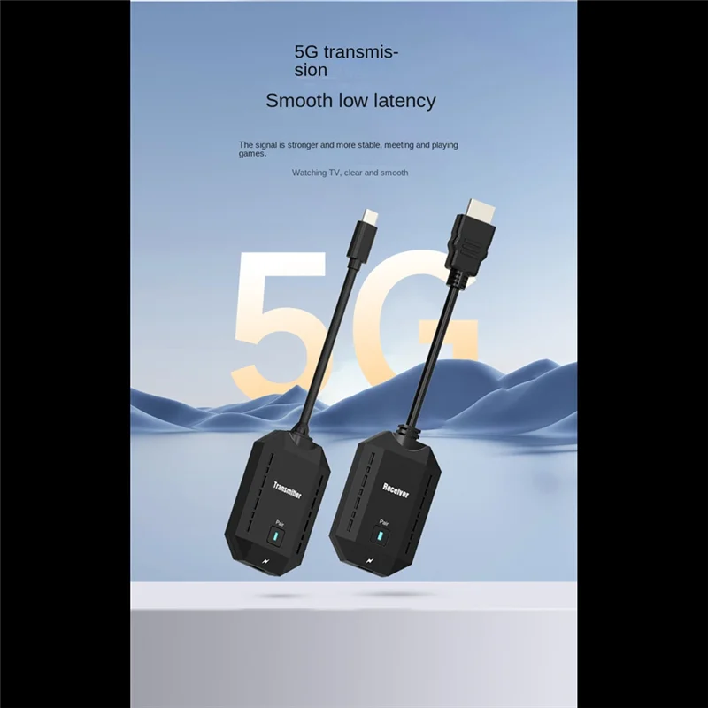 A73E-فيديو جهاز ريسيفر استقبال وإرسال موسع 5G 4K 1080P اللاسلكية HD عرض محول دونغل للهاتف شاشة التلفزيون العارض