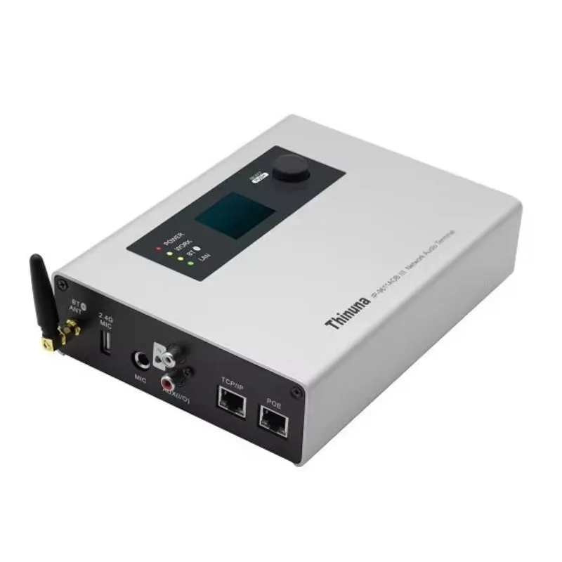IP-9611AO(T) III IP Network PA System Power Backup IP Terminal Network Audio Wall Terminal Supports SIP ONVIF Protocol