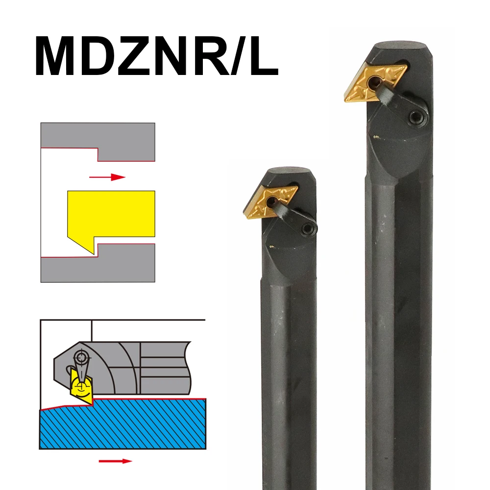 MZG Internal Turning Tools MDZNR MDZNL S25S-MDZNR15 S25S-MDZNL15 CNC Lathe Cutter Shank For DNMG Insert Boring Bar