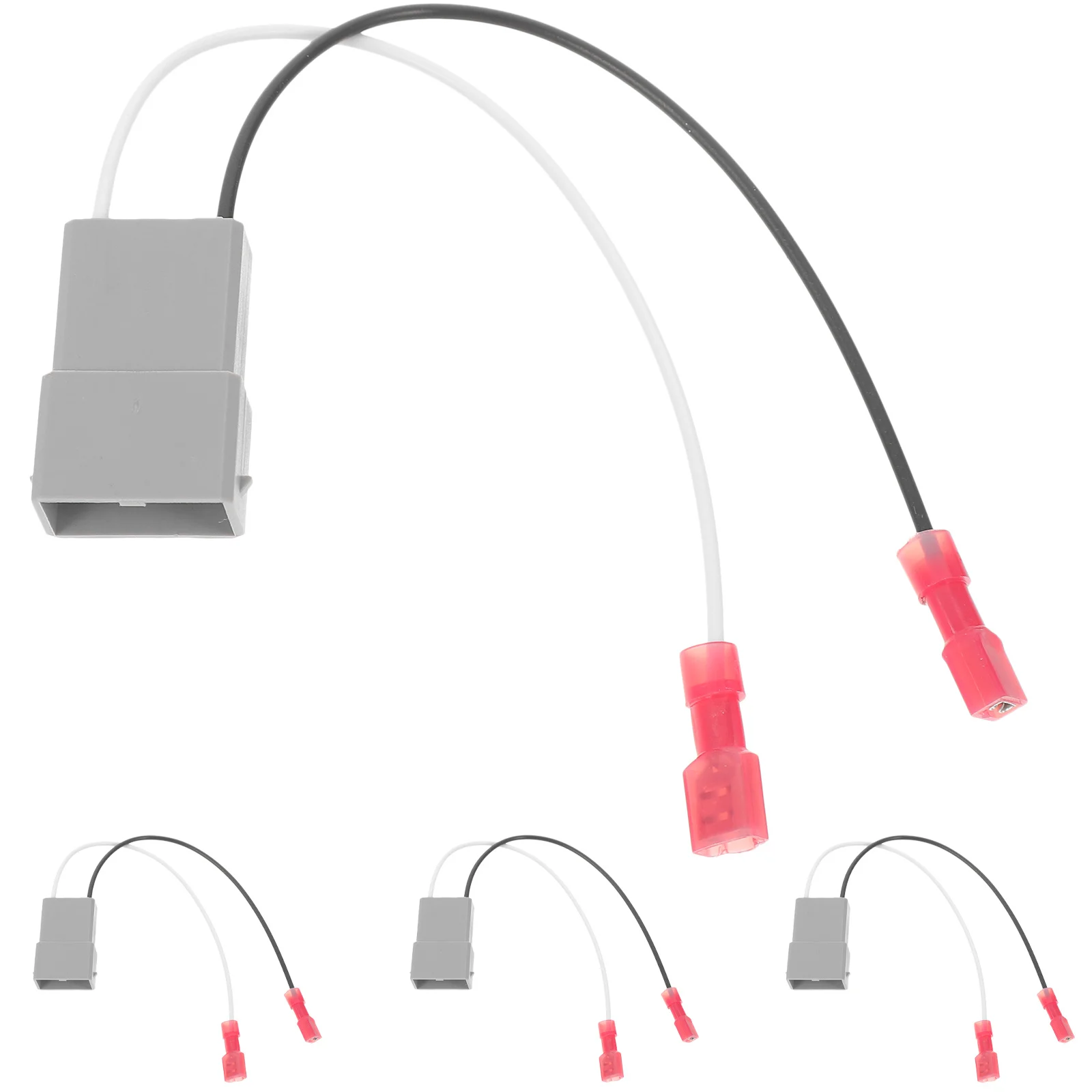 

4Pcs Speaker Wire Harness Adapter ABS Material Durable Car Speaker Connector Harness Replacement Install Cable