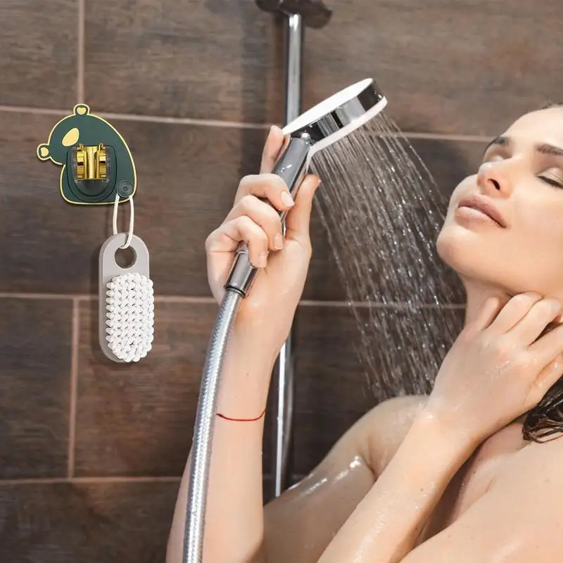 Handheld Showerhead Bracket Spray Holder Mount Adjustable Bath Head Holder Shower Wand Shower Hose Holder For Handheld Shower