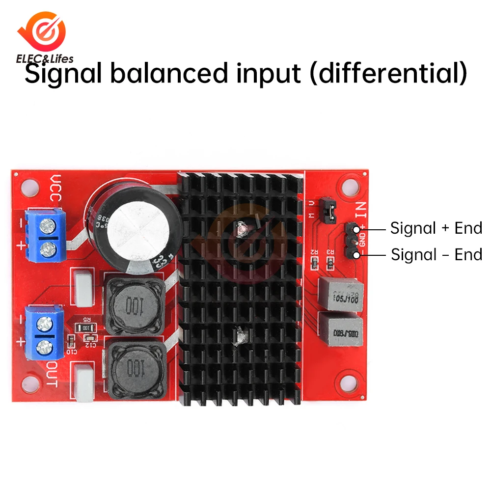 TPA3118 CS8673 Audio Board Digital Power Amplifier Board DC 5V-24V 80W Mono Power Amplifier Board BTL Output For Home