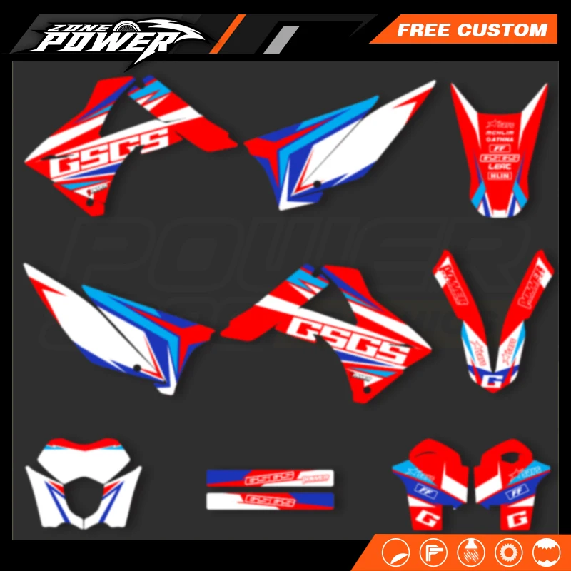 

Powerzone для GASGAS, индивидуальные мотоциклетные графические фоны, наклейки, комплект наклеек для GASGAS EC MC 125 200 250 300 450 2010 2011