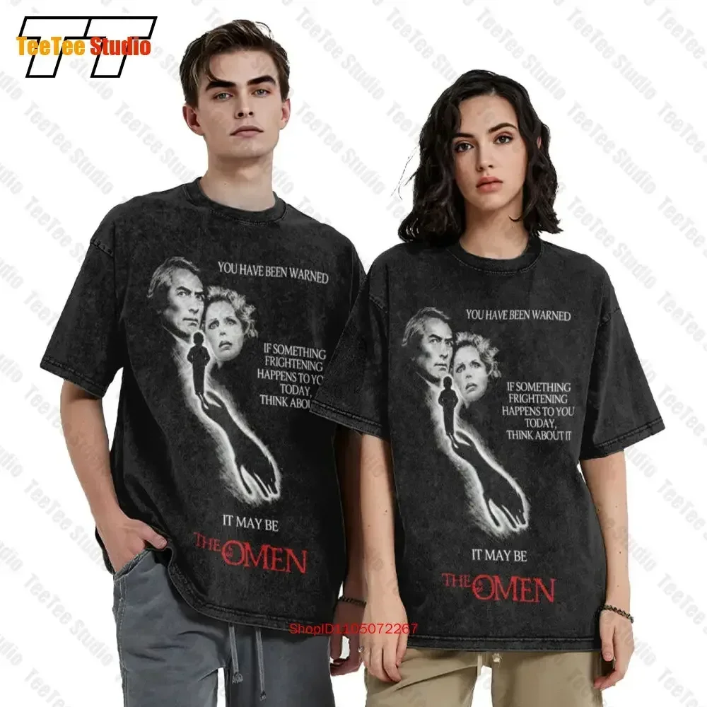 The Omen V7 Richard Donner Movie Poster 1976 Vintage Oversized T-Shirt WKAK