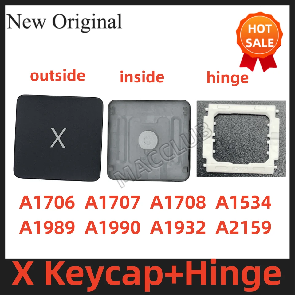 

X KeyCap for MacBook Pro Retina A1708 A1706 A1707 A1989 A1990 A1534 A2159 A1534 Keyboard Case Key Cap keys with hinge