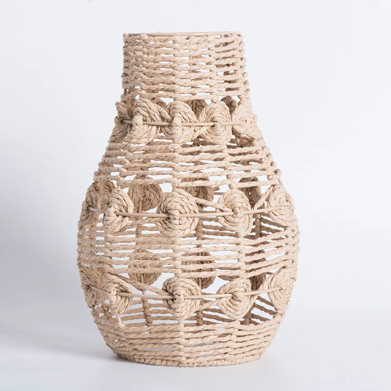 

Lampshade for Pendant Light Restaurant Homestay Creative Personalized Decoration Rattan Lampcovers