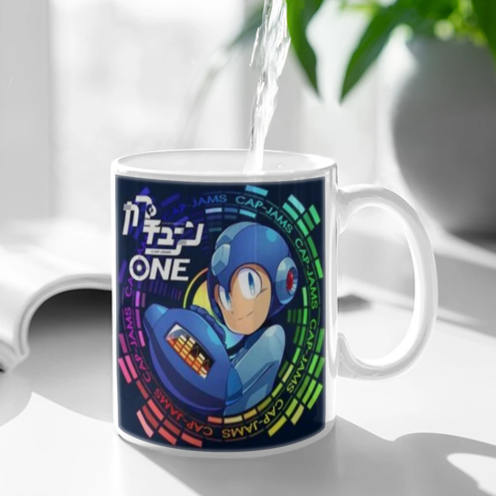 Rockman Megaman Game Free shipping Coffee Cups Ceramic cups creative cups and cute mugs Personalized Gift Cup For Tea