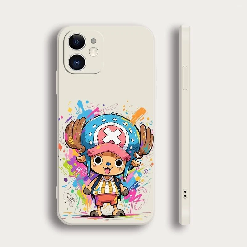 Anime One Piece Tony Tony Chopper Handyhülle, Cartoon-Stil, stoßfest, Schutzhülle für iPhone 17 ProMax, 16, 15, 14, perfektes Geschenk für Fans. – Detail 6
