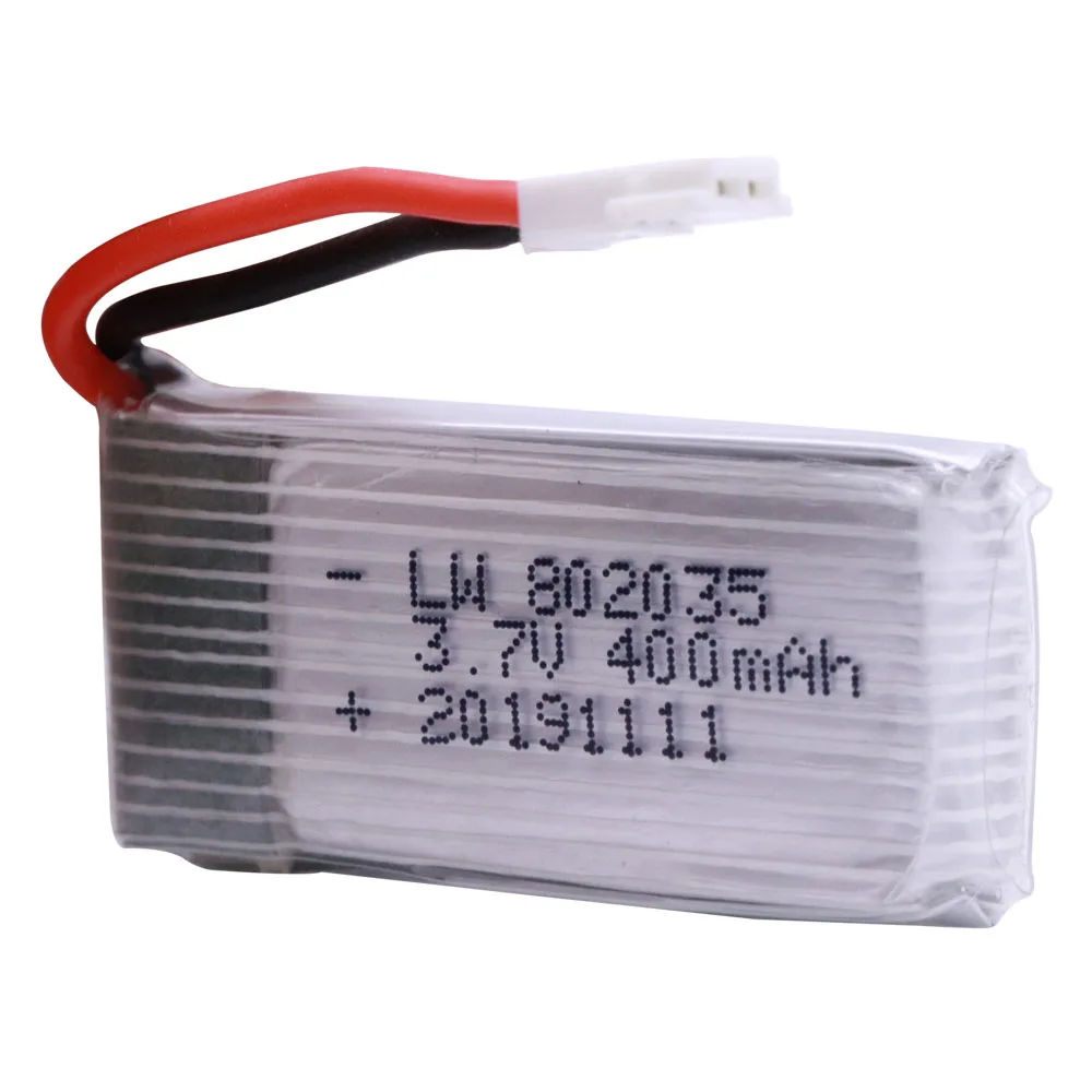 3.7V 400mah Lipo Battery For H107 H31 KY101 E33C E33 U816A V252 H6C 25C RC Quadcopter 802035 Lipo Battery 3.7 Lipo battery