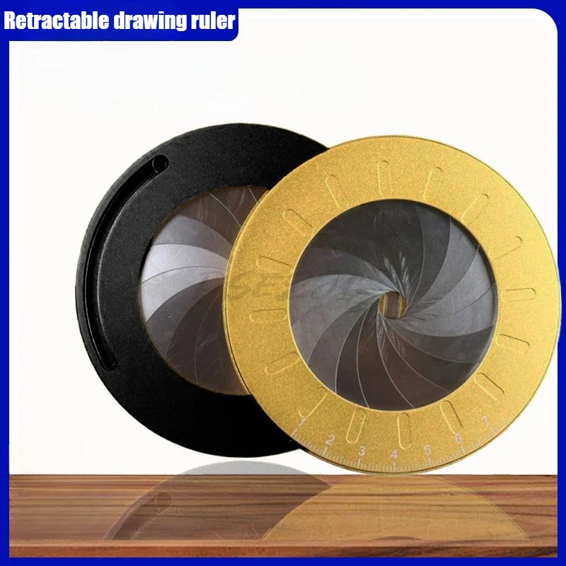 Adjustable Circular Drawing Tool for Measuring and Drawing 304 Stainless Steel Creative Drawing Ruler Accessories