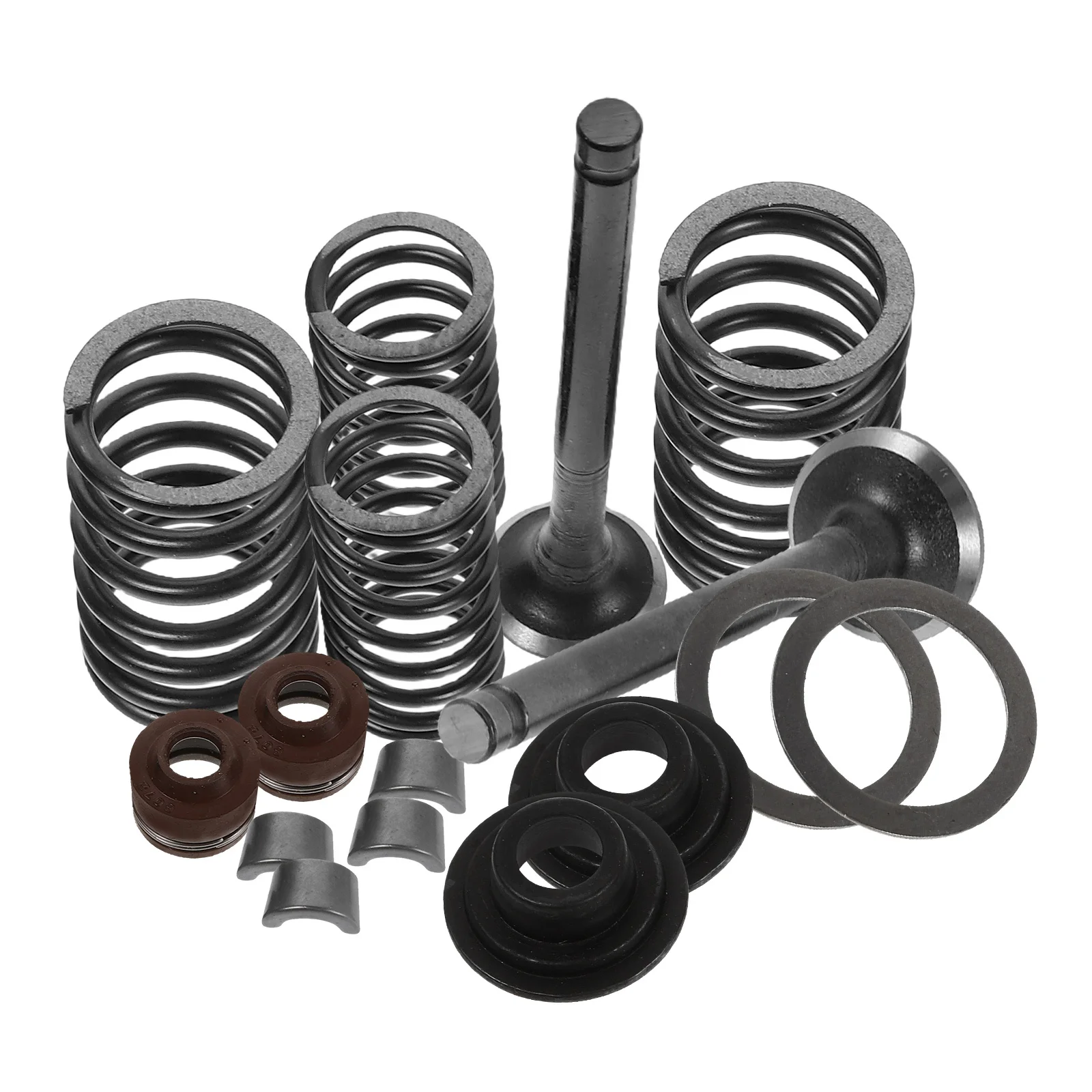 

1Set Valve Spring Seal Kit Intake Exhaust for Engine Valves Components Replacement Parts Scooters Atvs Go Karts Durable