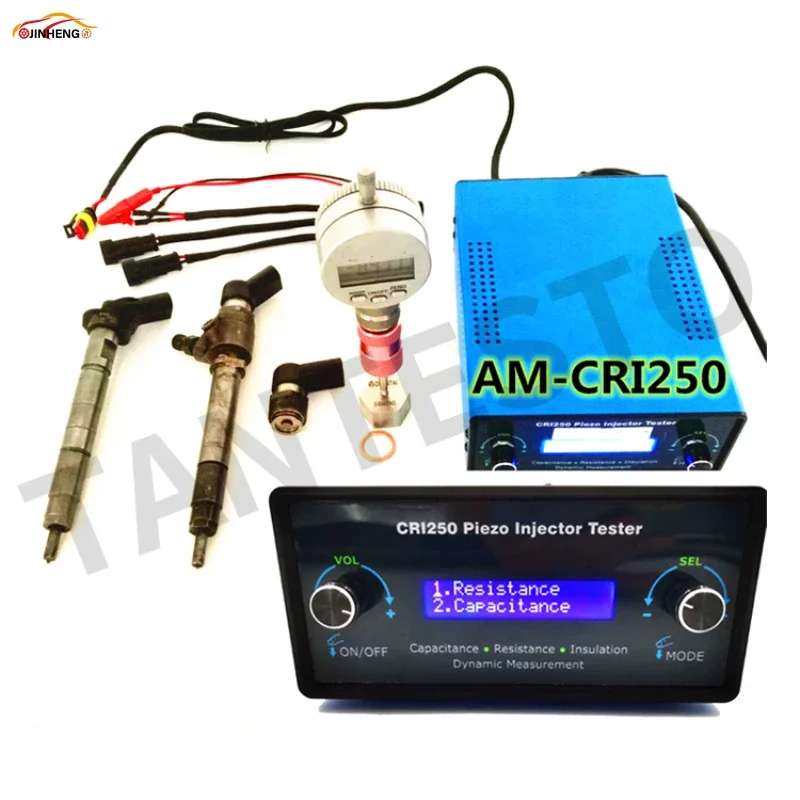 AM-CRI250 Diesel CRIN Piezo Injector Pulse Simulator AHE Stroke Travel Tester for Bosch Simens