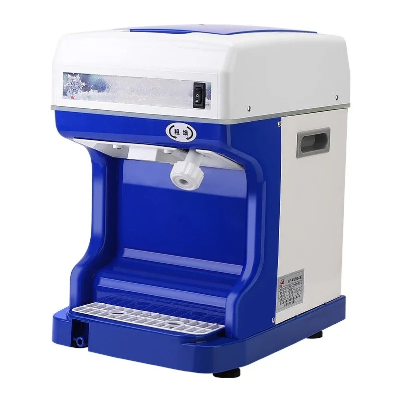 Commercial Electric Shaved Ice Machine Snow Cone Maker Ice Crusher Equipment For Bar Drink Shop Beverage Business Use